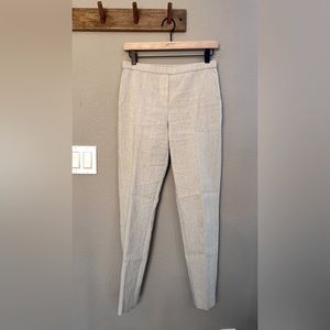 ELIE TAHARI | Linen Blend Trousers Pants